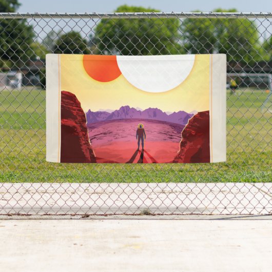 Kepler Ruimtereis Bestemming Planeet Avontuur Spandoek (Insitu)