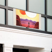 Kepler Ruimtereis Bestemming Planeet Avontuur Spandoek (Buitenkant Gebouw)