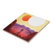 Kepler Ruimtereis Bestemming Planeet Avontuur Tegeltje (Zijkant)