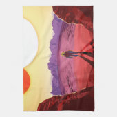 Kepler Ruimtereis Bestemming Planeet Avontuur Theedoek (Verticaal)