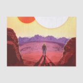 Kepler Ruimtereis Bestemming Planeet Avontuur Tissuepapier (Voorkant)