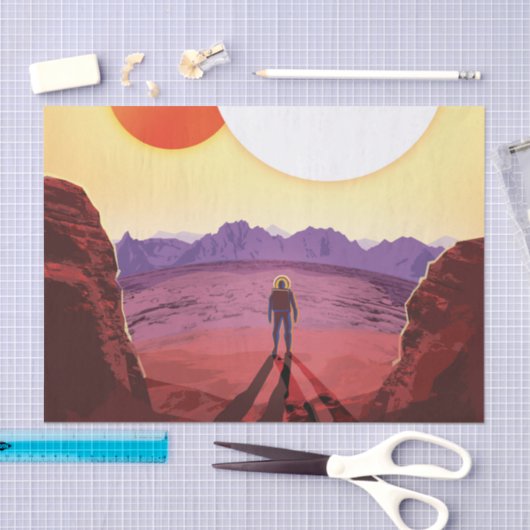 Kepler Ruimtereis Bestemming Planeet Avontuur Tissuepapier (Craft)