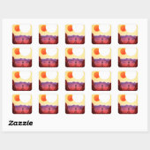 Kepler Ruimtereis Bestemming Planeet Avontuur Vierkante Sticker (Vel)