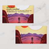 Kepler Ruimtereis Bestemming Planeet Avontuur Visitekaartje (Voorkant / Achterkant)