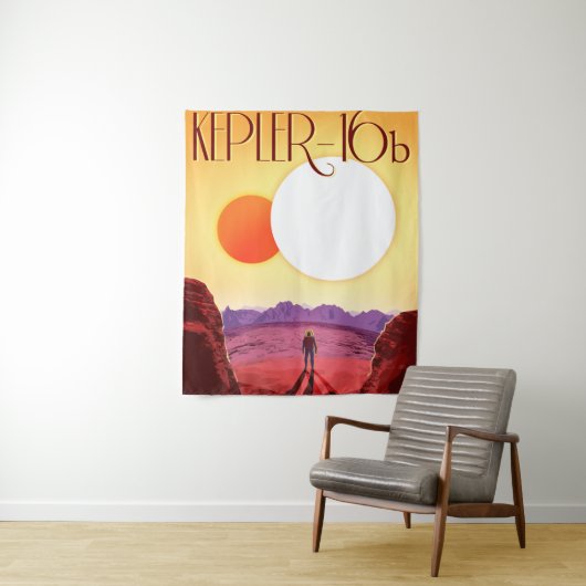 Kepler Ruimtereis Bestemming Planeet Avontuur Wandkleed (In situ)