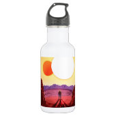 Kepler Ruimtereis Bestemming Planeet Avontuur Waterfles (Voorkant)