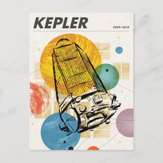 Kepler-ruimtetelescoop Poster. Briefkaart (Voorkant)