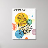 Kepler-ruimtetelescoop Poster. Canvas Afdruk (Voorkant)