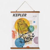 Kepler-ruimtetelescoop Poster. Hangend Wandkleed (Voorkant)