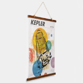 Kepler-ruimtetelescoop Poster. Hangend Wandkleed (Gebogen)