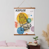 Kepler-ruimtetelescoop Poster. Hangend Wandkleed (Slaapkamer)