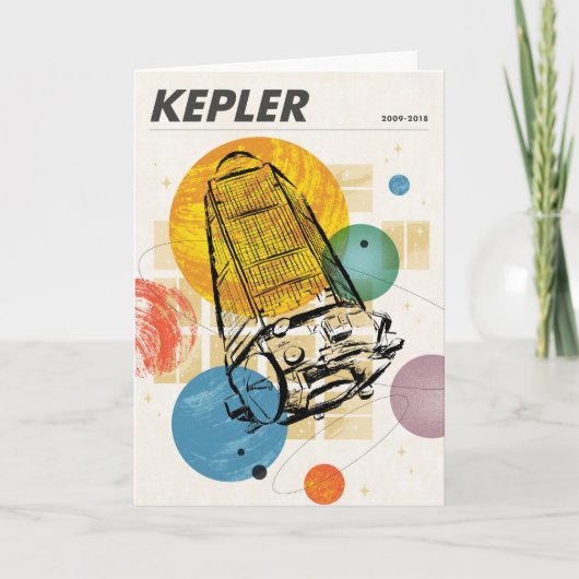 Kepler-ruimtetelescoop Poster. Kaart (Voorkant)