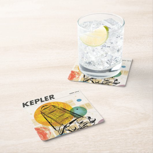 Kepler-ruimtetelescoop Poster. Kartonnen Onderzetters (Insitu)