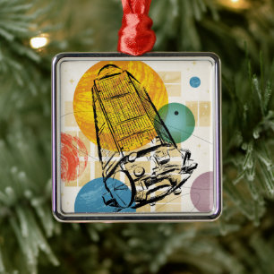 Kepler-ruimtetelescoop Poster. Metalen Ornament