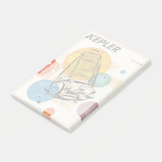 Kepler-ruimtetelescoop Poster. Post-it® Notes (Schuin)