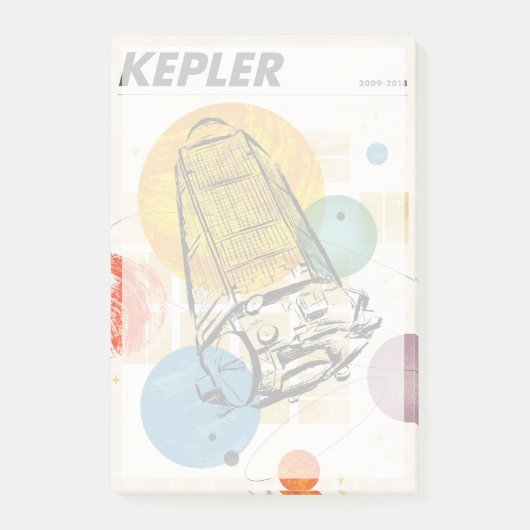 Kepler-ruimtetelescoop Poster. Post-it® Notes (Voorkant)