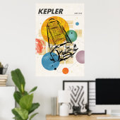 Kepler-ruimtetelescoop Poster. Poster (Thuiskantoor)