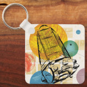 Kepler-ruimtetelescoop Poster. Sleutelhanger (Voorkant)