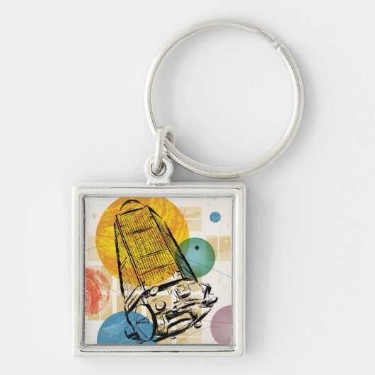 Kepler-ruimtetelescoop Poster. Sleutelhanger (Voorkant)