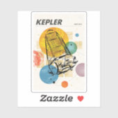 Kepler-ruimtetelescoop Poster. Sticker (Vel)