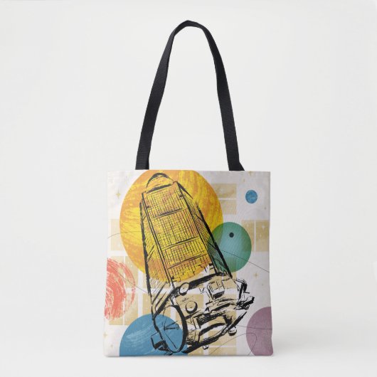 Kepler-ruimtetelescoop Poster. Tote Bag (Voorkant)