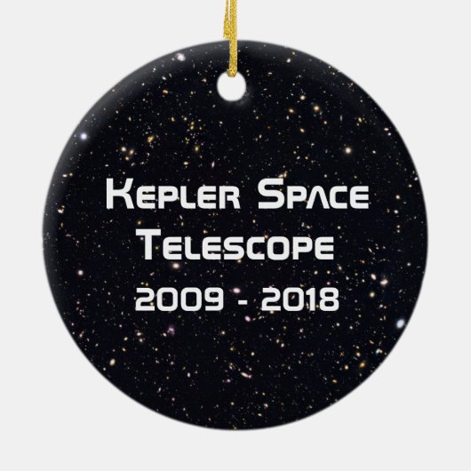 Kepler Space Telescope Keramisch Ornament (Achterkant)