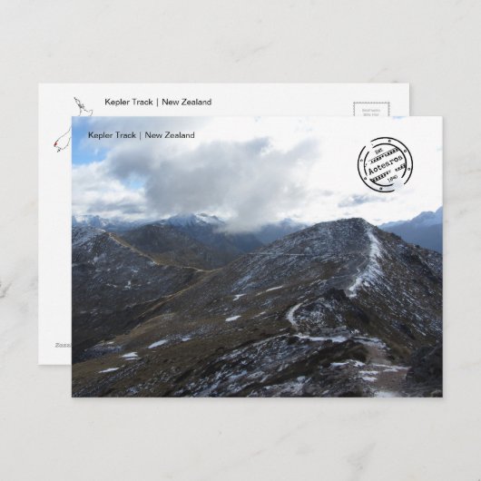Kepler Track 2 (Neuseeland) Postkarte Briefkaart (Voorkant / Achterkant)