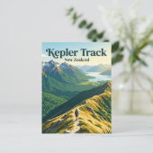 Kepler Track Nieuw-Zeeland Briefkaart (Staand voorkant)