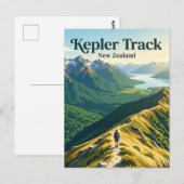 Kepler Track Nieuw-Zeeland Briefkaart (Voorkant / Achterkant)