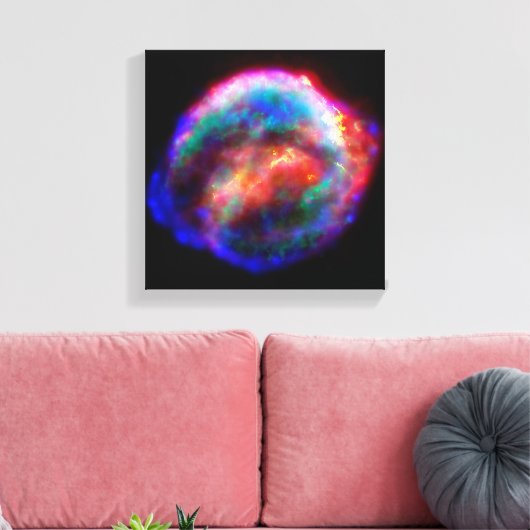 Kepler's Supernova Remnant NASA Hubble Space Photo Canvas Afdruk (Insitu (Woonkamer))