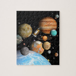 Kepler's werelden Puzzle Legpuzzel