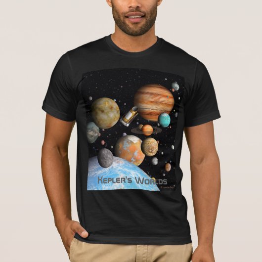 Kepler's Worlds Shirt (Voorkant)