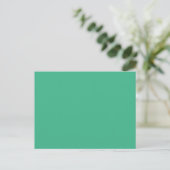 Keppel Solid Color Feestdagenkaart (Staand voorkant)