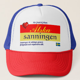 Keps — Älska sanningen Trucker Pet