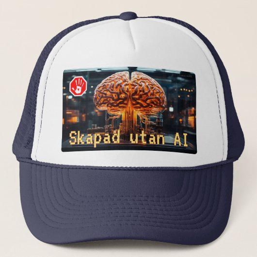 Keps — Artificial intelligence Trucker Pet (Voorkant)