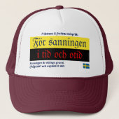 Keps — För sanningen Trucker Pet (Voorkant)