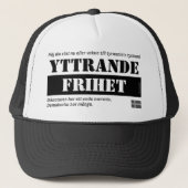 Keps - Yttrandefrihet Trucker Pet (Voorkant)