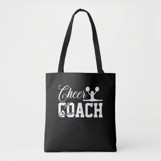 Ker coach Cheerleader met Megaphone Tote Bag (Voorkant)