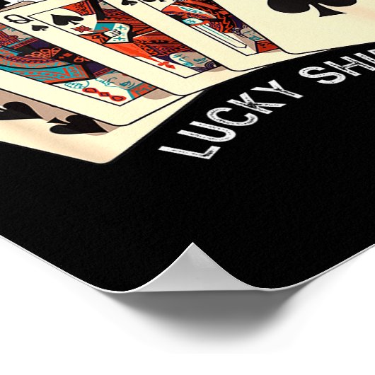 Ker Lucky Shirt Ker Player Gambling Funny Ker Poster (Hoek)