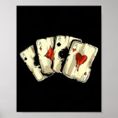 Ker Player Texas Holdem - Card Game Ker  Poster (Voorkant)