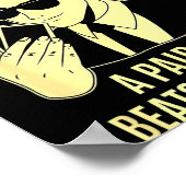 Ker Player Texas Hold'em Night - Bluffing Funny Ke Poster (Hoek)