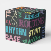 Ker-termen op het alkbord bedankdoosjes (Achterkant)