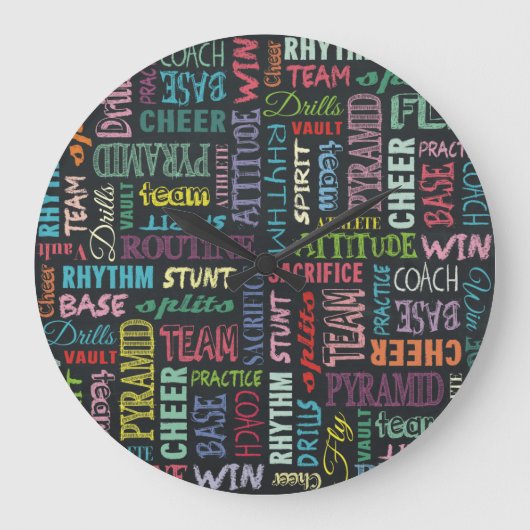 Ker-termen op het alkbord grote klok (Voorkant)