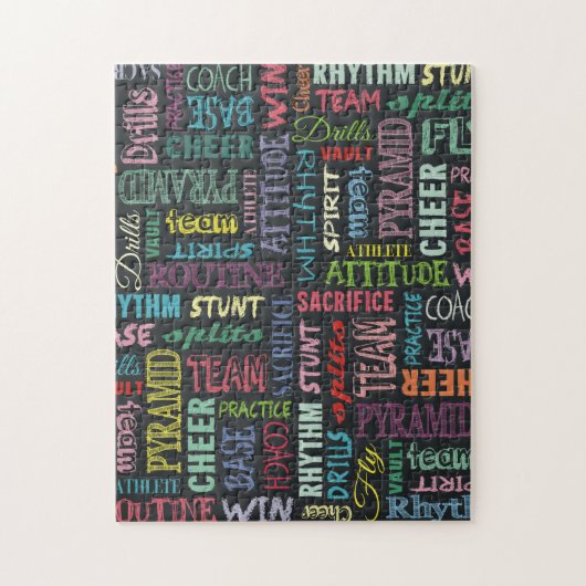 Ker-termen op het alkbord legpuzzel (Verticaal)