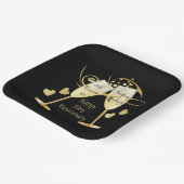 Ker tot 50 jaar Jubileum Papieren Bordje (Gebogen)