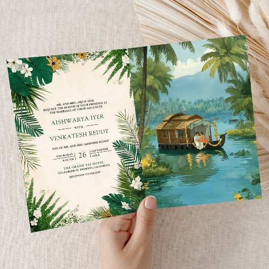 Kerala Backwaters Huisboot Zuid-Indiase Trouw