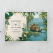 Kerala Backwaters Huisboot Zuid-Indiase Trouw (Binnen)