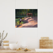 Kerala Backwaters India 1996 Poster (Keuken)