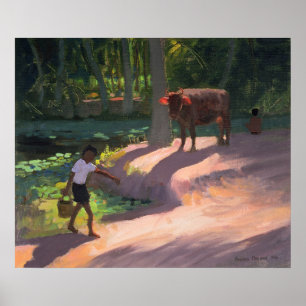 Kerala Backwaters India 1996 Poster