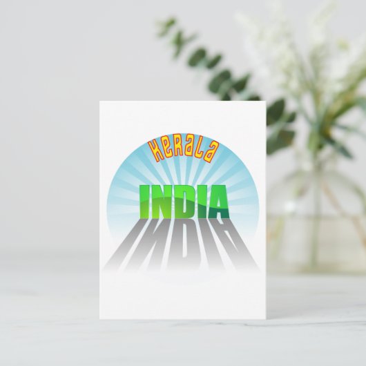 Kerala Briefkaart (Staand voorkant)